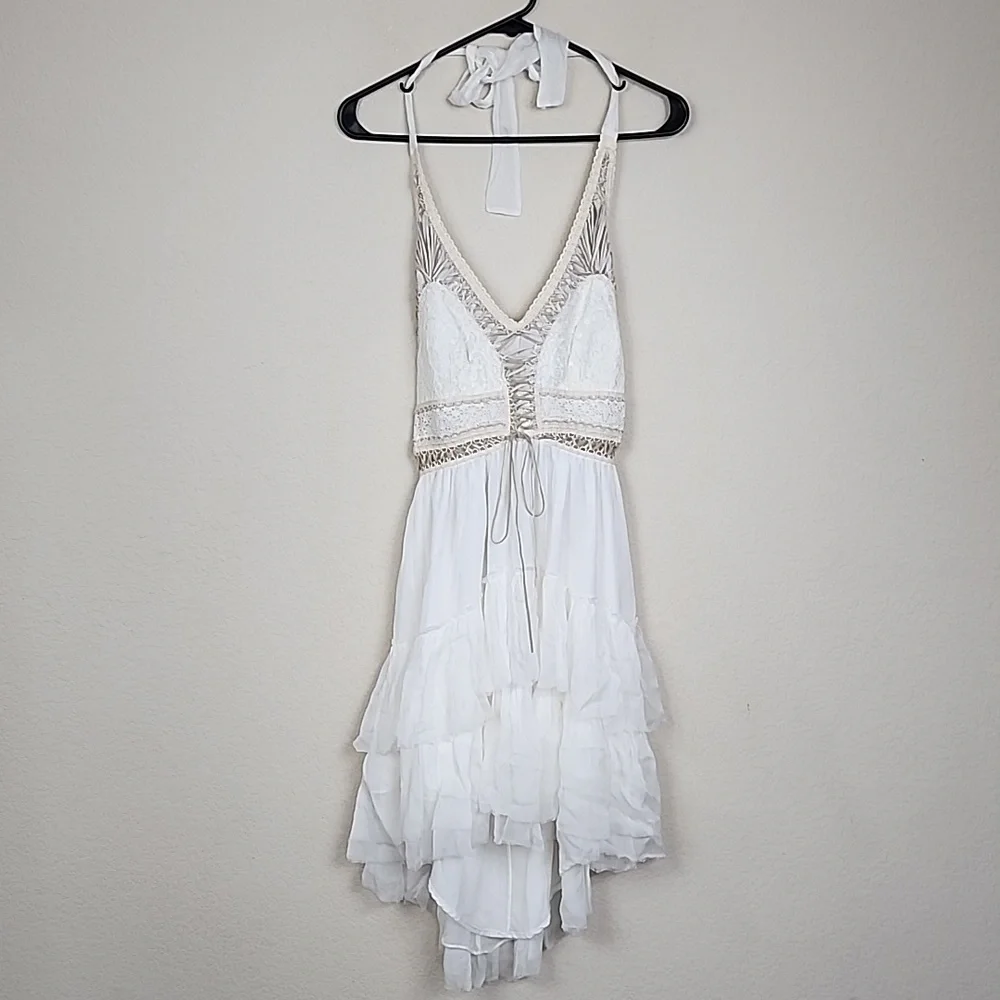 Free People Lace Up Bridal Dress - Picture 2 of 14